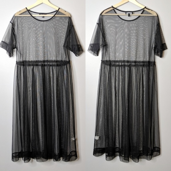 Dresses & Skirts - Sheer Black Tulle Dress